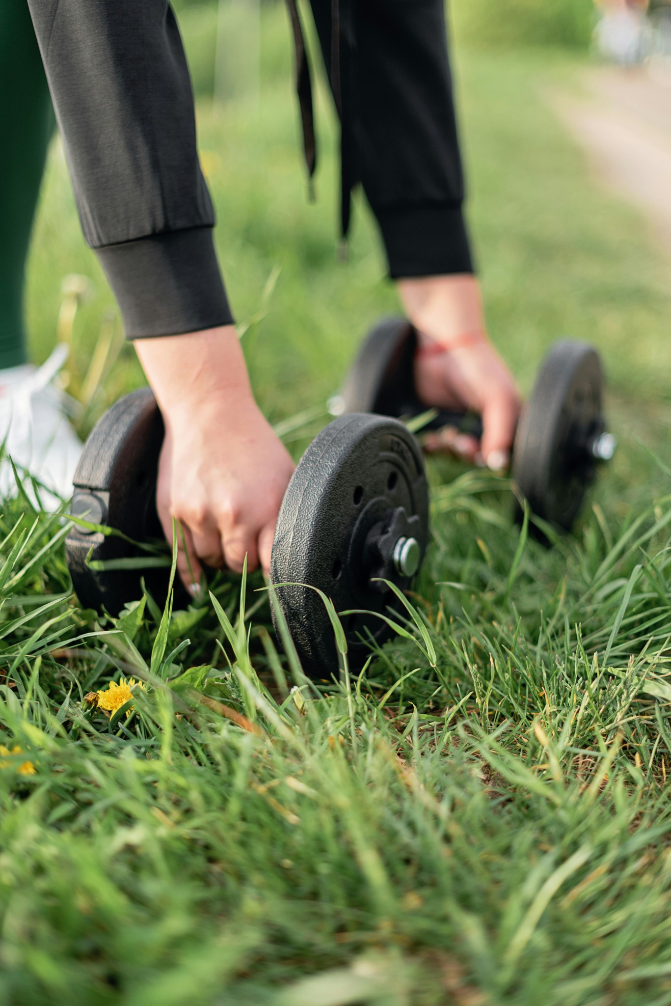 Outdoor group movement class